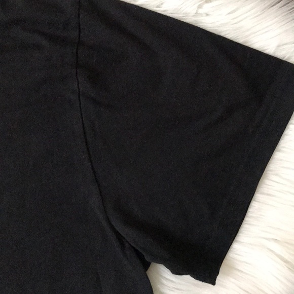 Black V-neck basic tee - Picture 3 of 3